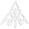 Ekena Millwork Pitch Whitman Architectural Grade PVC Gable Pediment, 36"W x 21"H x 1"P (14/12) GPP036X021X100WHI - alternate 1
